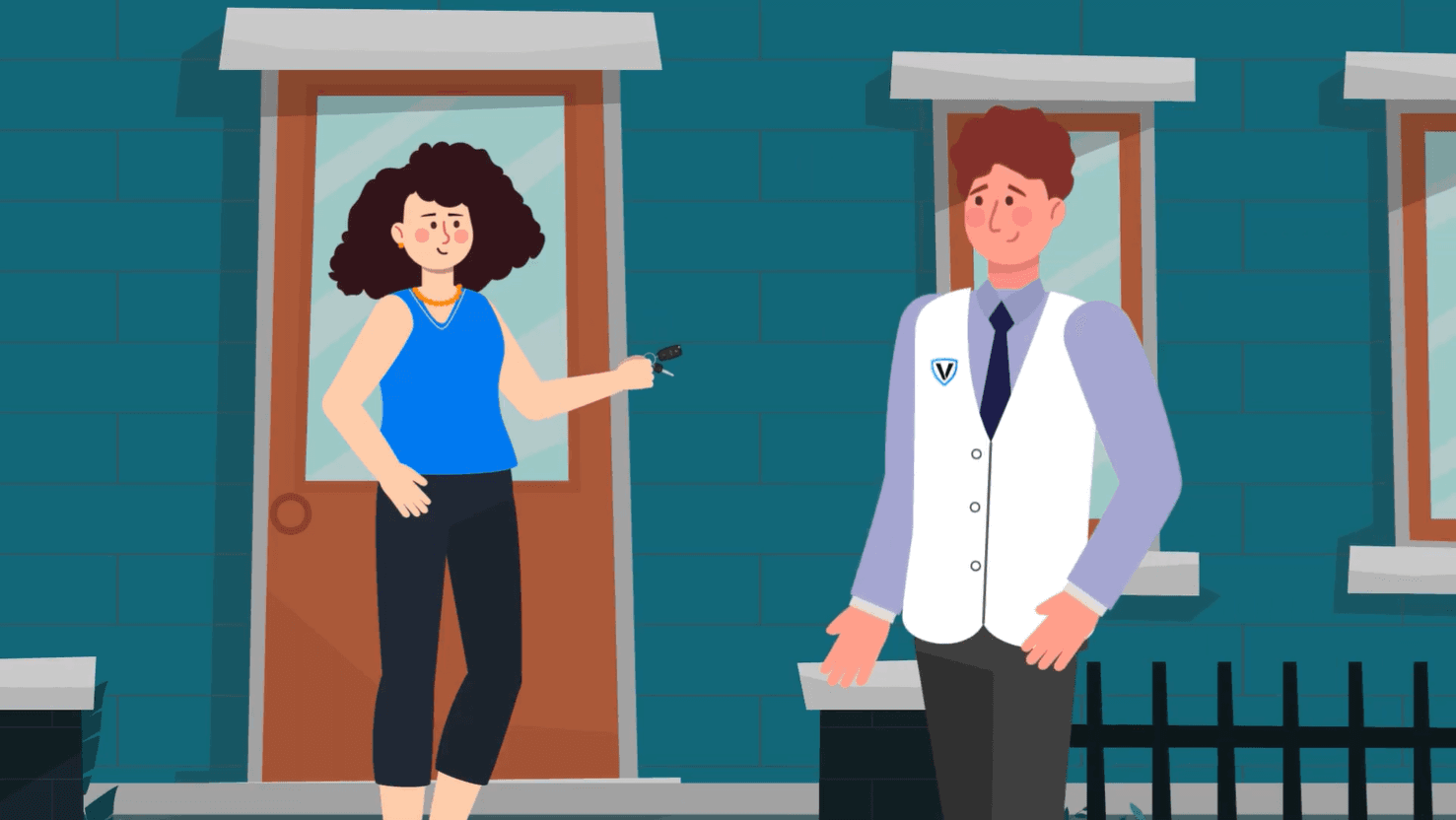 Vleyree match confirmation with profile and verification badge